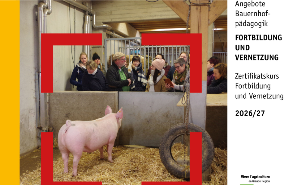 Zertifizierungslehrgang Bauernhofpädagogik