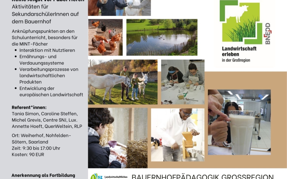 Bauernhopädagogik Themenmodul