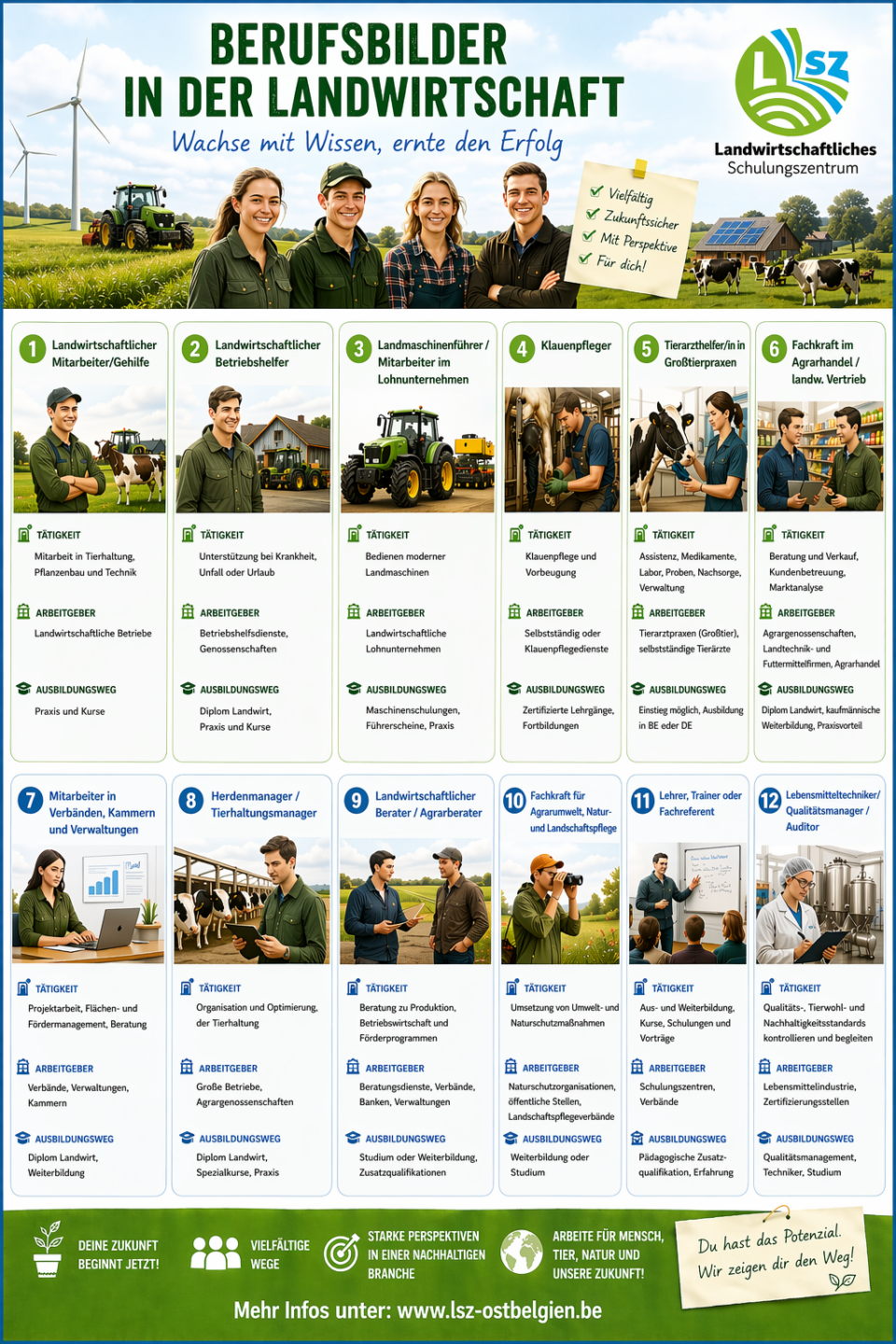 Berufsbilder in der Landwirtschaft